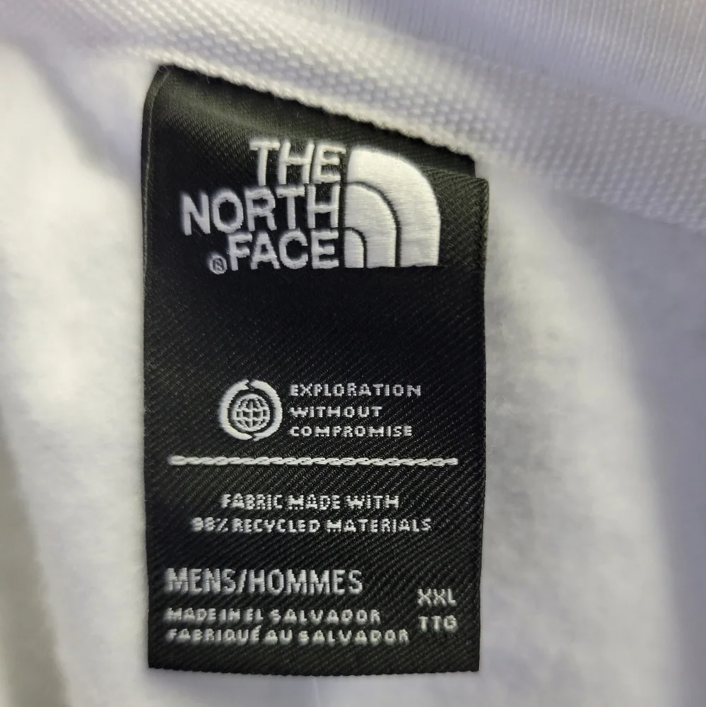 The North Face White Earth Day Crewneck Raglan Sweatshirt sz XXL NWT